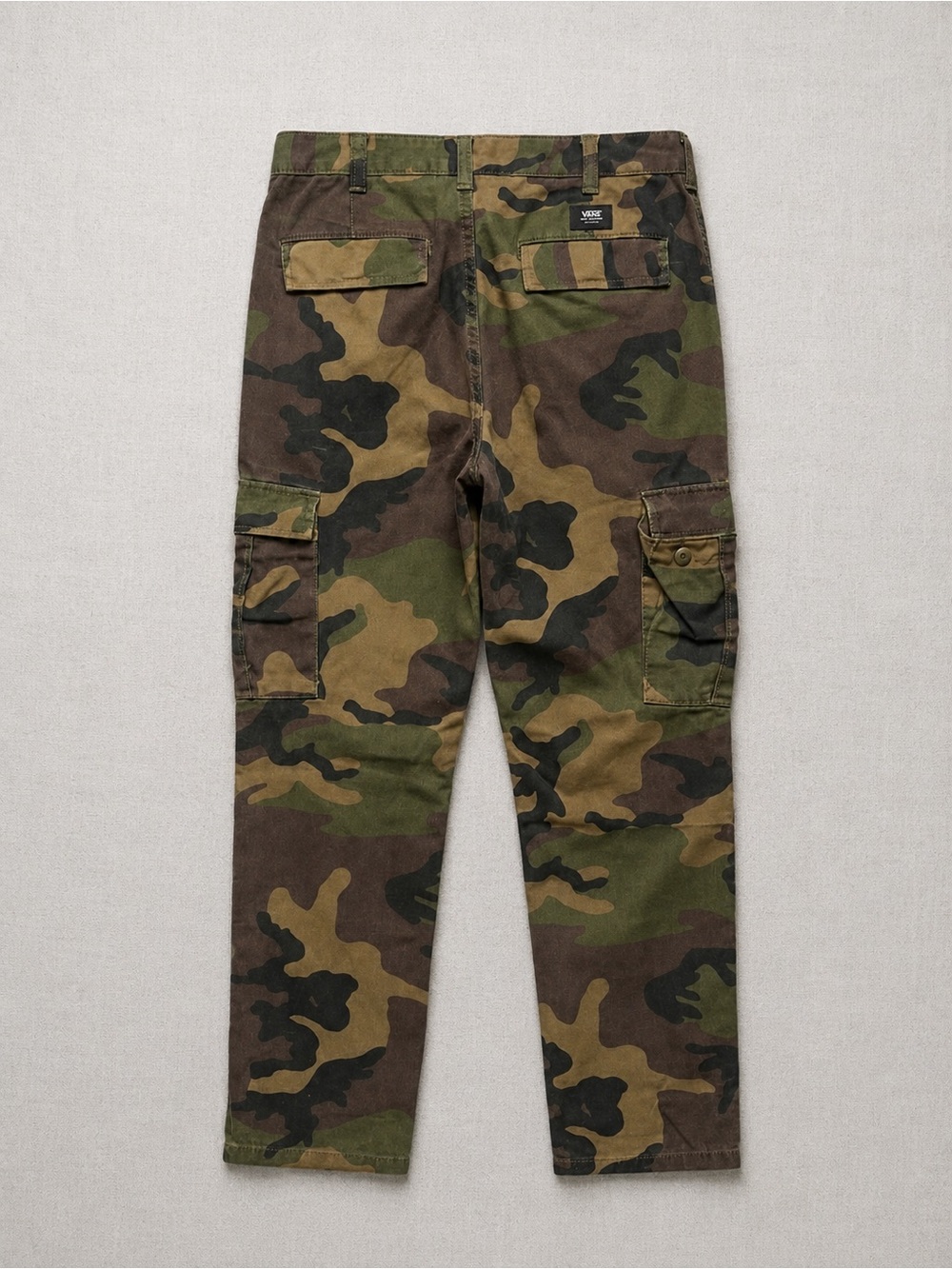 🌼2/30$ Vans Unisex Camouflage Slim Straight Cargo Jeans